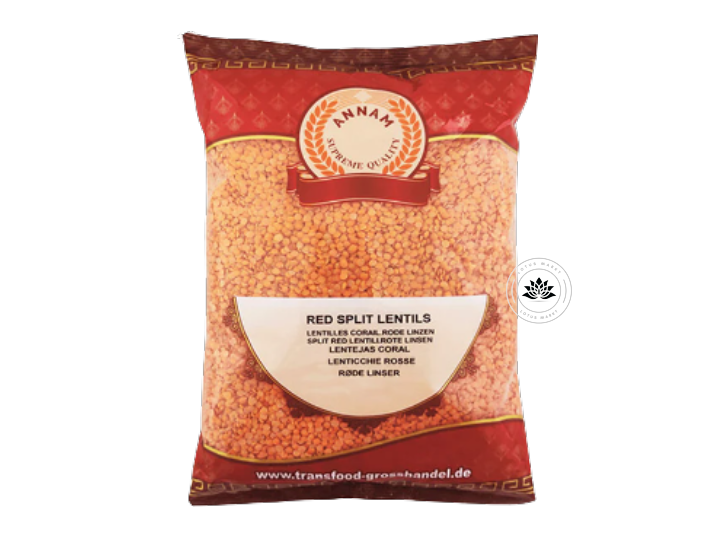 Annam Red Split Lentils 1kg
