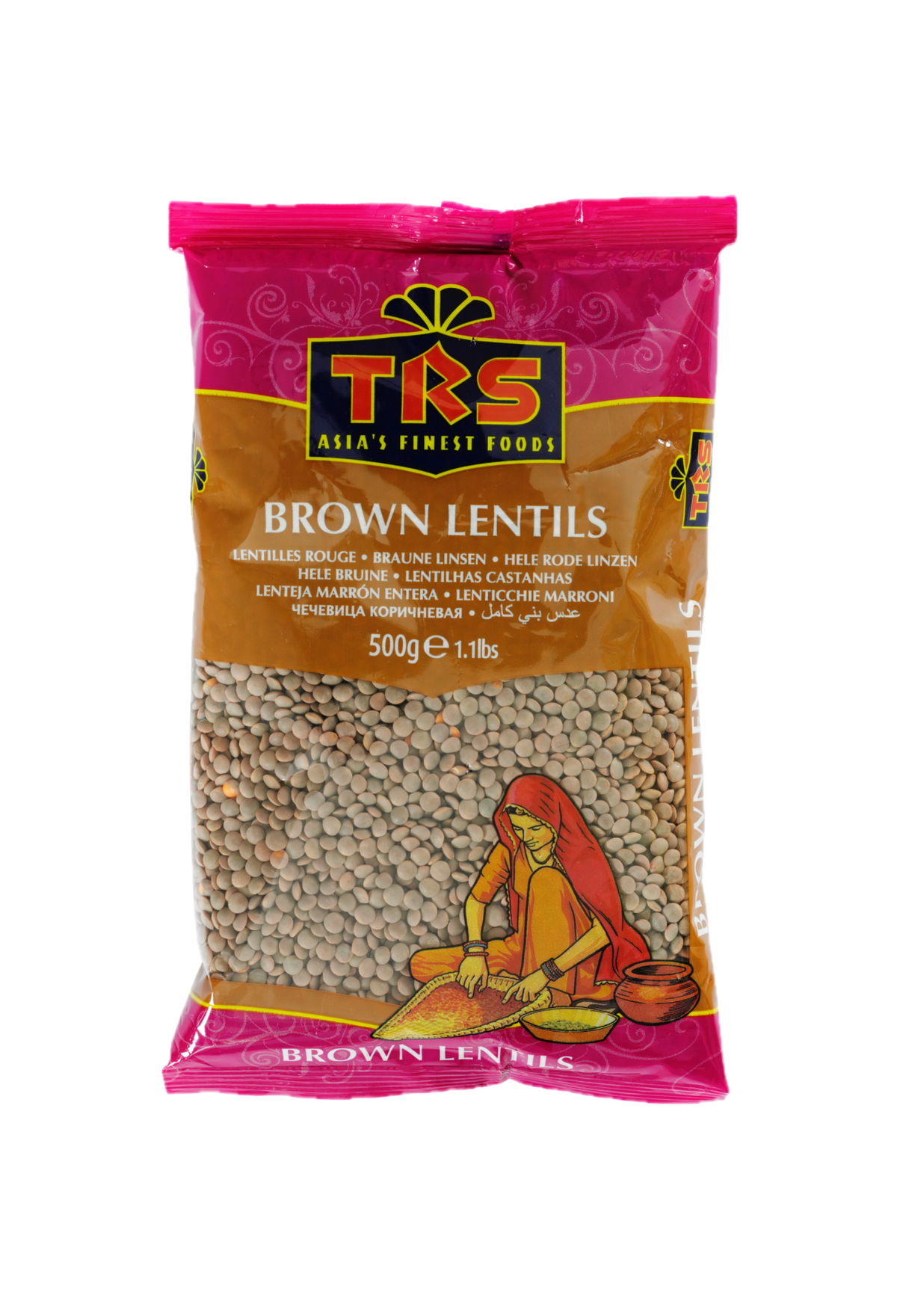 TRS BROWN LENTILS 500gr.