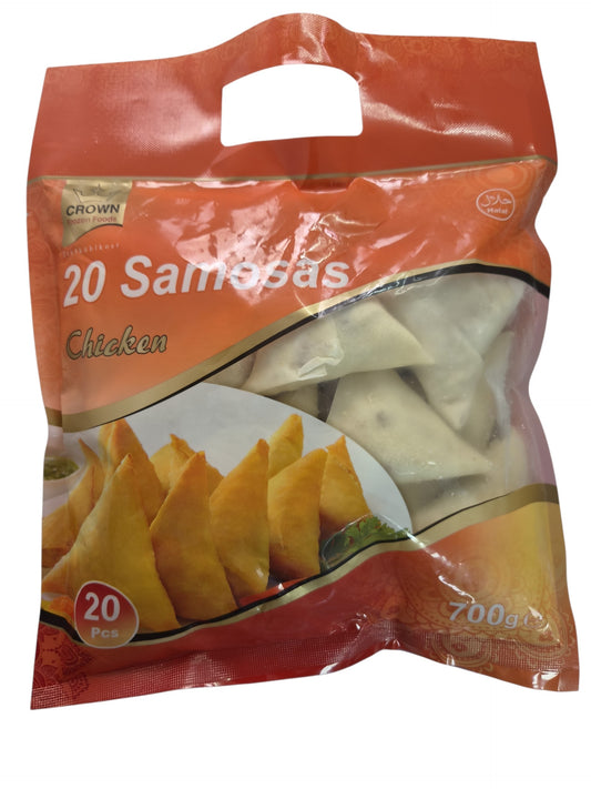 Crown chicken samosa 20pcs.700g
