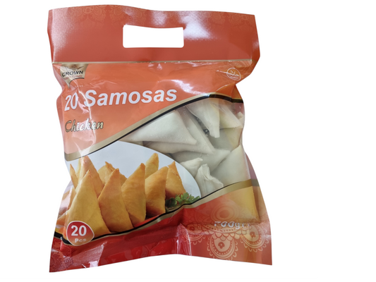 Crown Chicken Samosa 1kg 20pcs