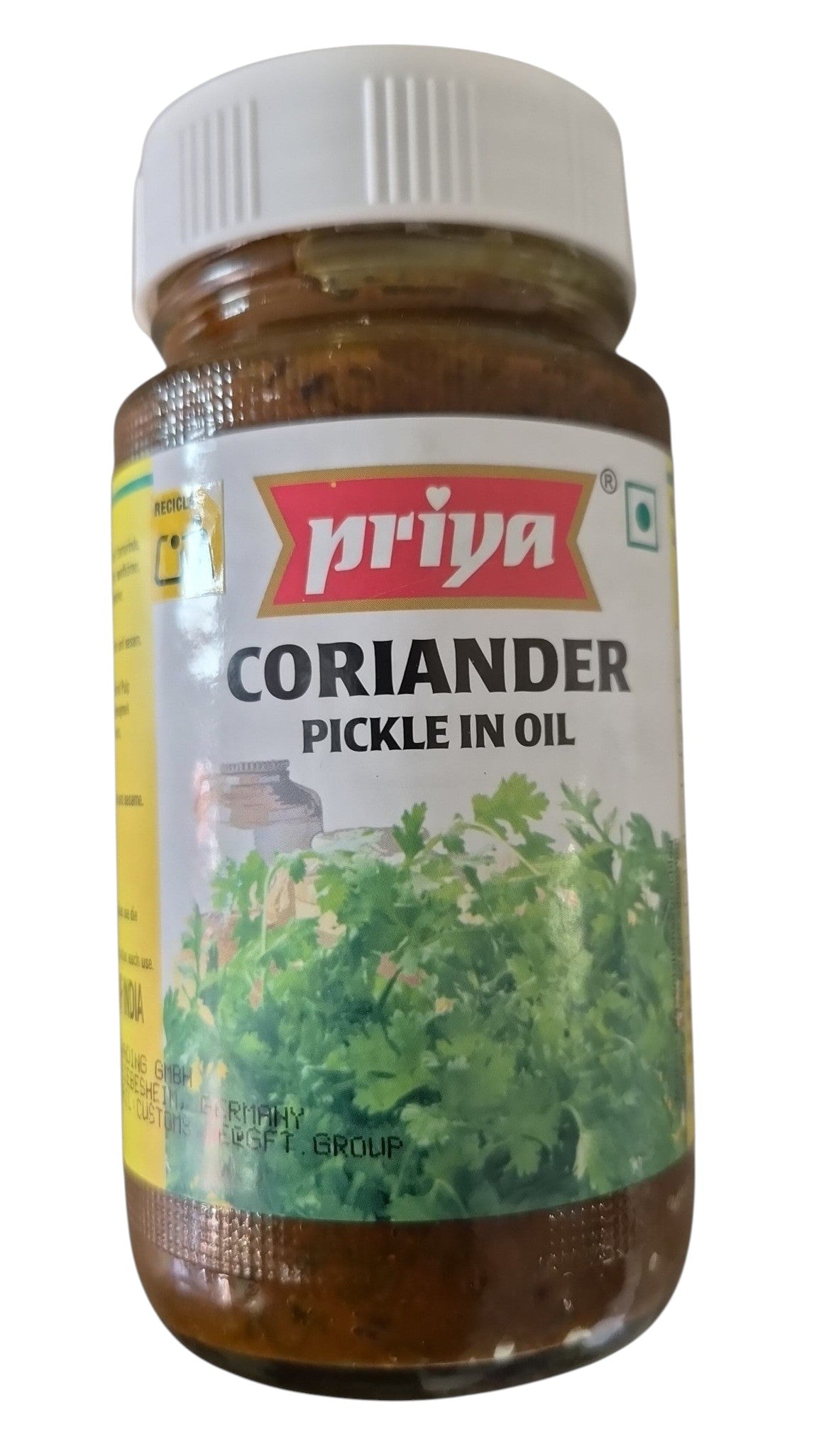 Pirya Coriander Pickle 300g