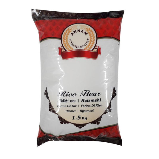 AN.RICE FLOUR UNROASTED 1.5kg