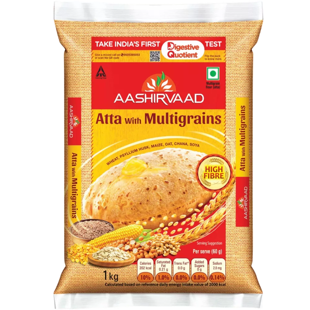 Aashirvaad Atta Multigrains 1kg